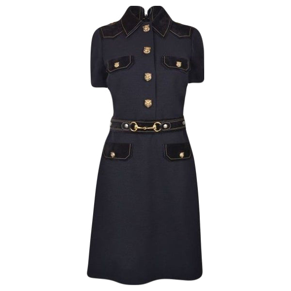 GUCCI wool dress with belt size 38 RRP: £1650