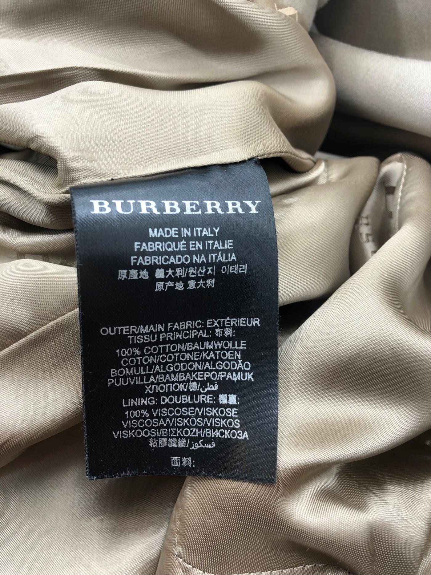 BURBERRY Prorsum Double-Breasted Trench Coat size 38