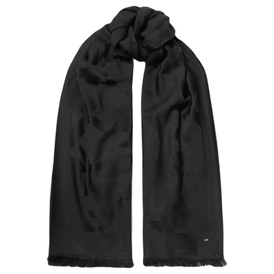 SAINT LAURENT Cassandre Wool Jaquard scarf Current RRP: £565