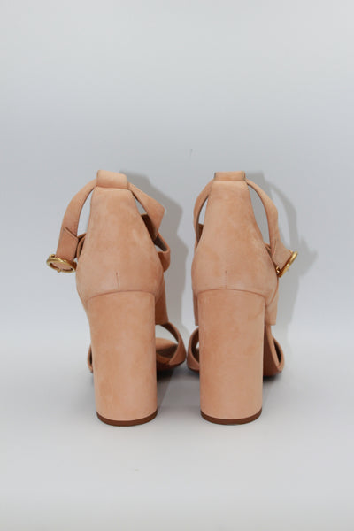 CHLOE suede heels size 40.5 with box