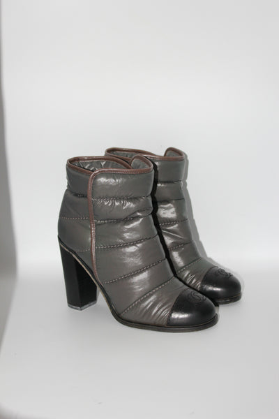 CHANEL cocoon nylon boots size 39