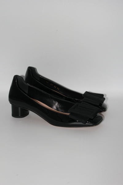 Christian DIOR black patent flats size 36