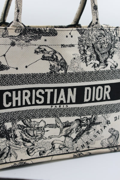 Christian DIOR medium book tote "Zodiac and Constellation"