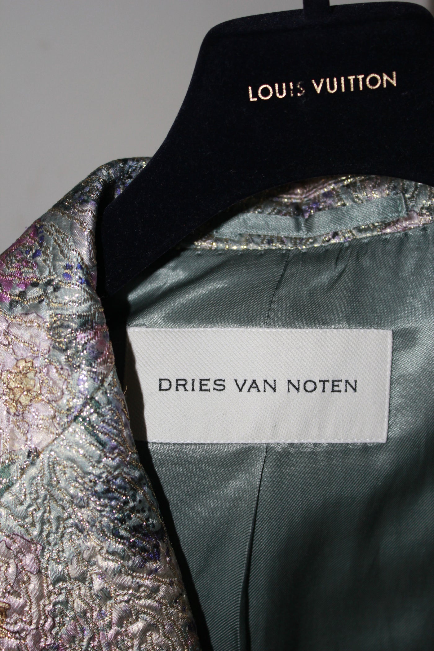 DRIES VAN  NOTEN mettalic coat size XS oversized