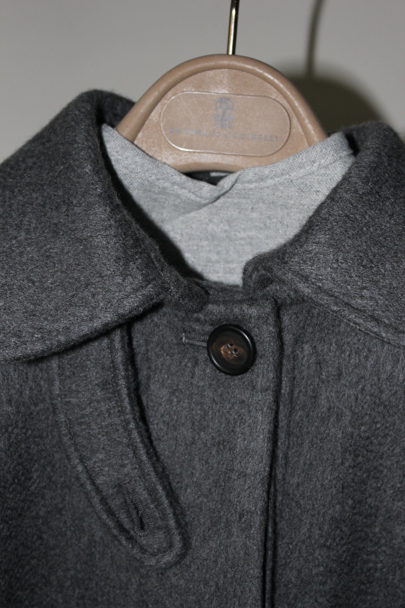 BRUNELLO CUCCINELLI Cashmere grey cape