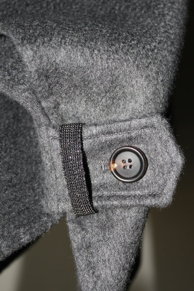 BRUNELLO CUCCINELLI Cashmere grey cape