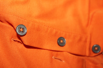 HERMES m'ens polo shirt orange size L