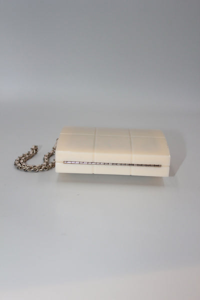 CHANEL minaudiere wrist chain clutch