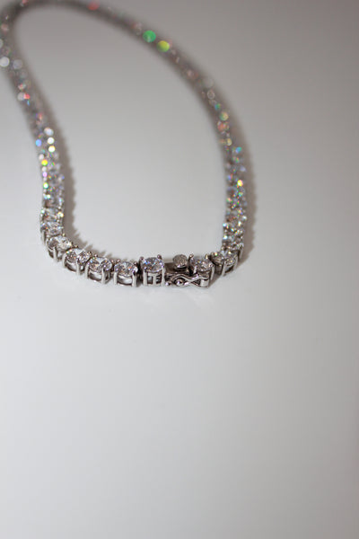 Diamonds tennis necklace vintage