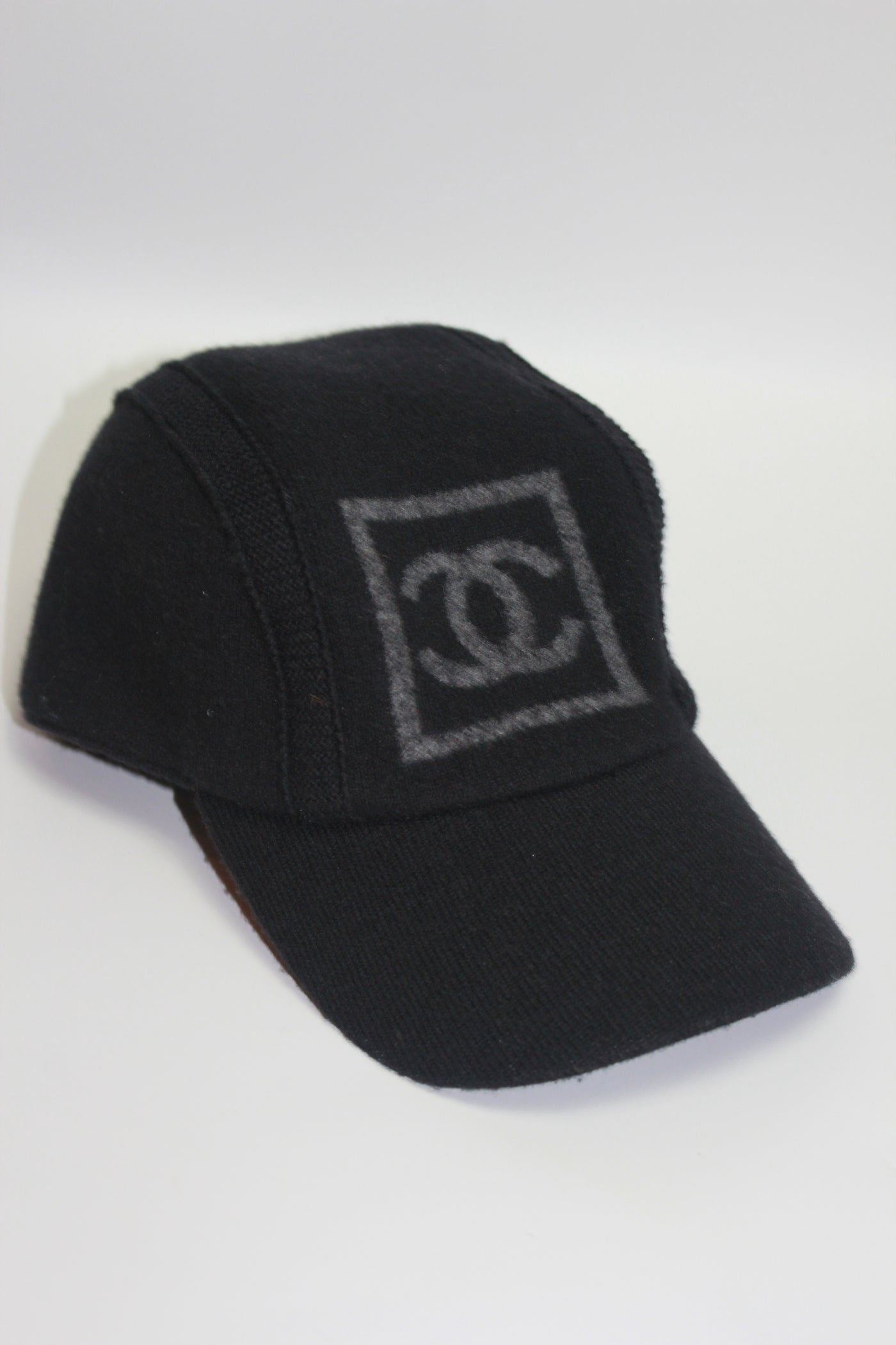 CHANEL 2000's wool baseball sport cap size S