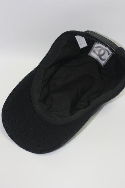 CHANEL 2000's wool baseball sport cap size S