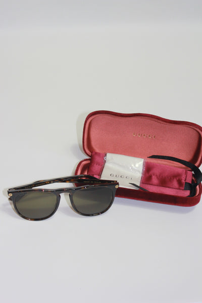 GUCCI tortoise shell sunglasses new case and box