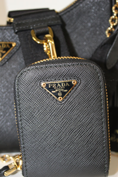 PRADA Re-edition 2005 saffiano leather handbag pristine full set no receipt