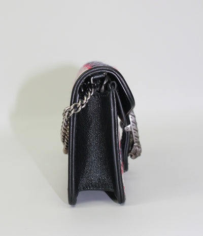 GUCCI Dyonisus extra mini tweed red, white, navy handbag