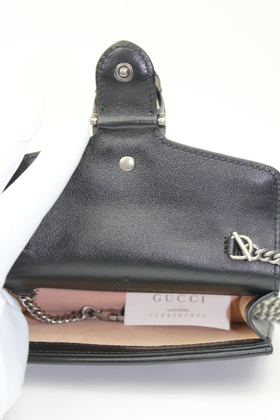 GUCCI Dyonisus extra mini tweed red, white, navy handbag