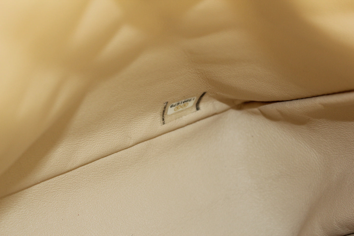 CHANEL Jumbo Single Flap Beige Clair Lambskin Leather Silver Hardware with box