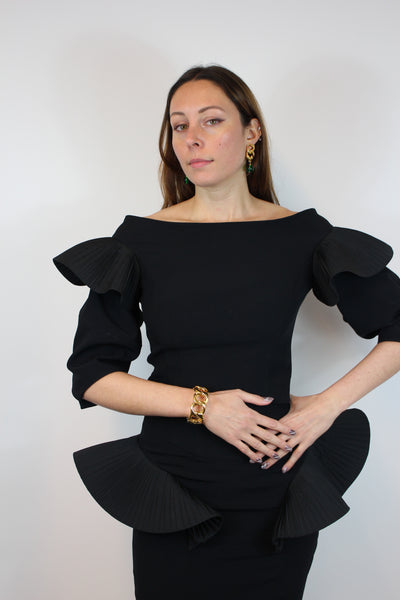 CHANEL Vintage 1990's 24ct Gold Chain Bracelet