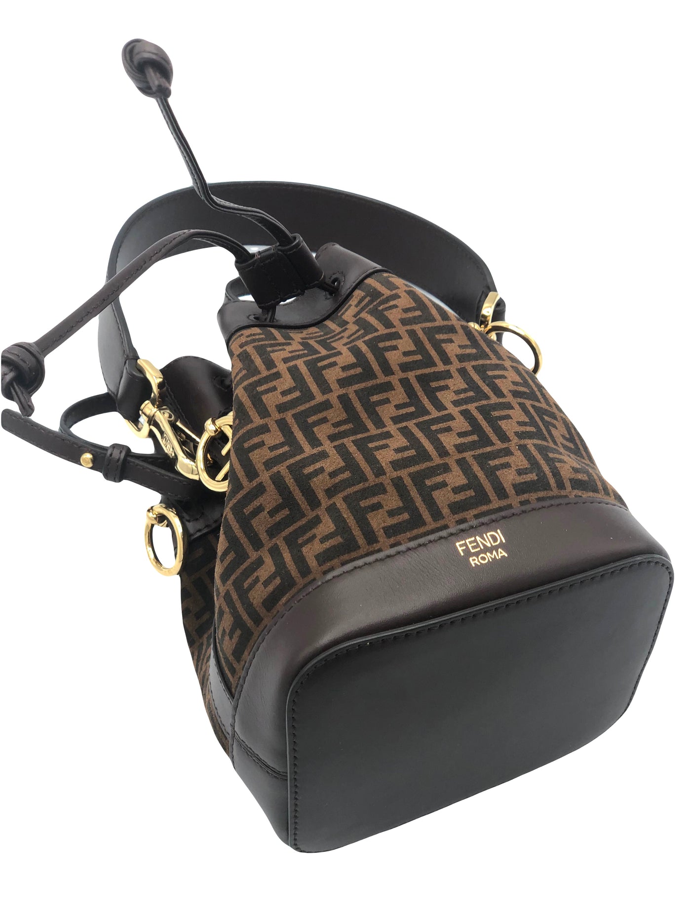 FENDI Mini Mon Trésor bucket bag FF RRP: £1450