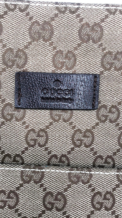 GUCCI GG Canvas tote vintage handbag