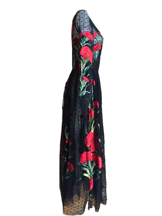DOLCE GABBANA red roses dress Spring 2015 Collection – U & Moi
