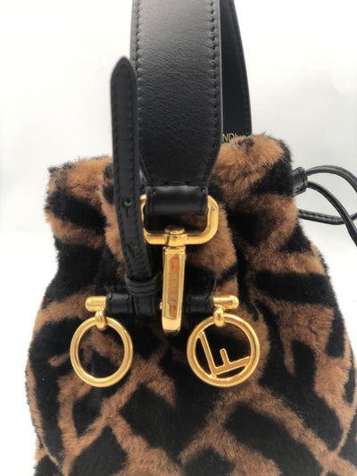 Fendi mon tresor shearling online