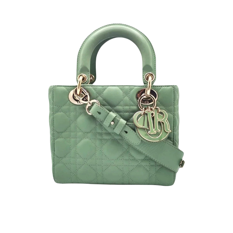 Lady DIOR My ABC soft green matte pale gold hardware RRP £3450