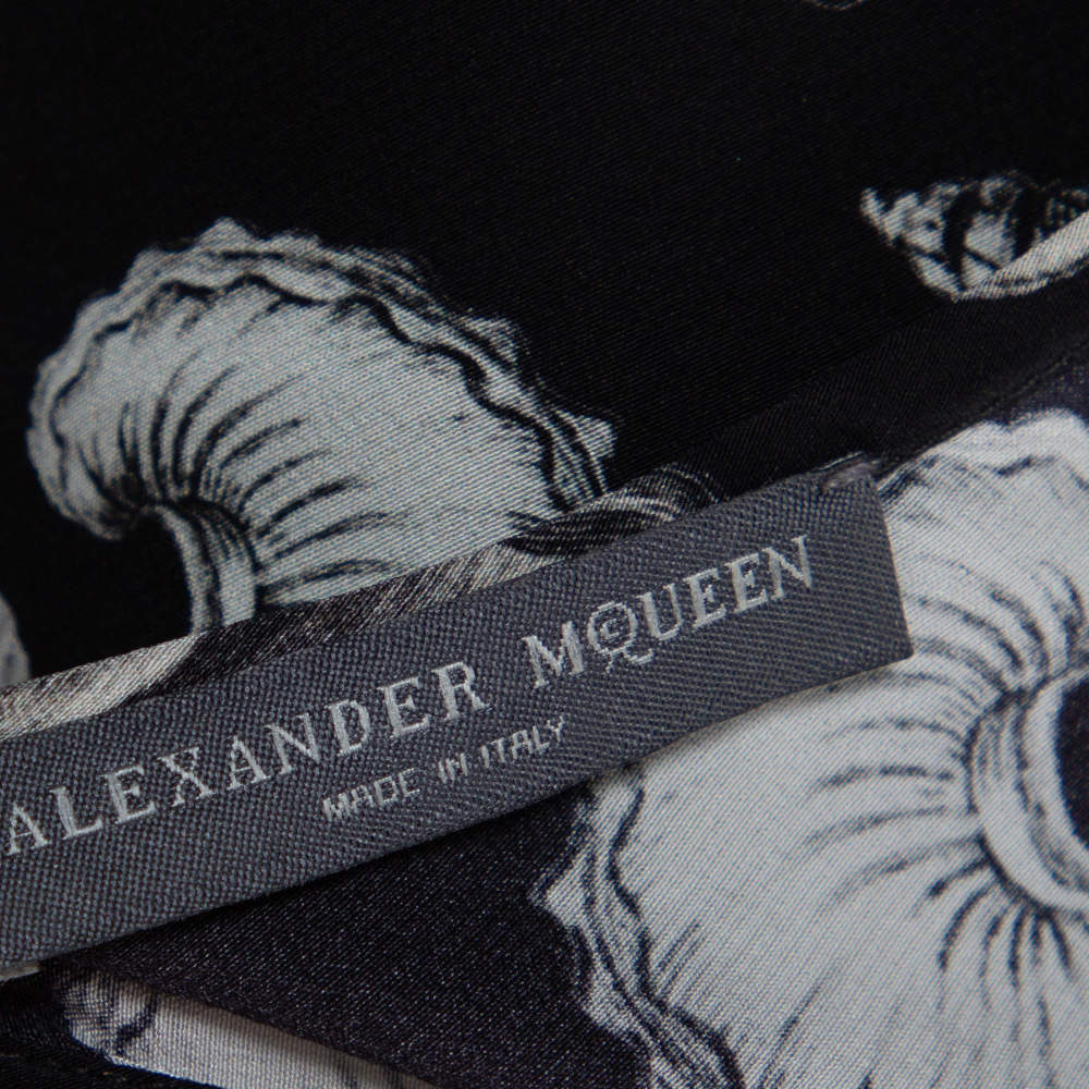 ALEXANDER MCQUEEN Silk Mini Dress Shell size