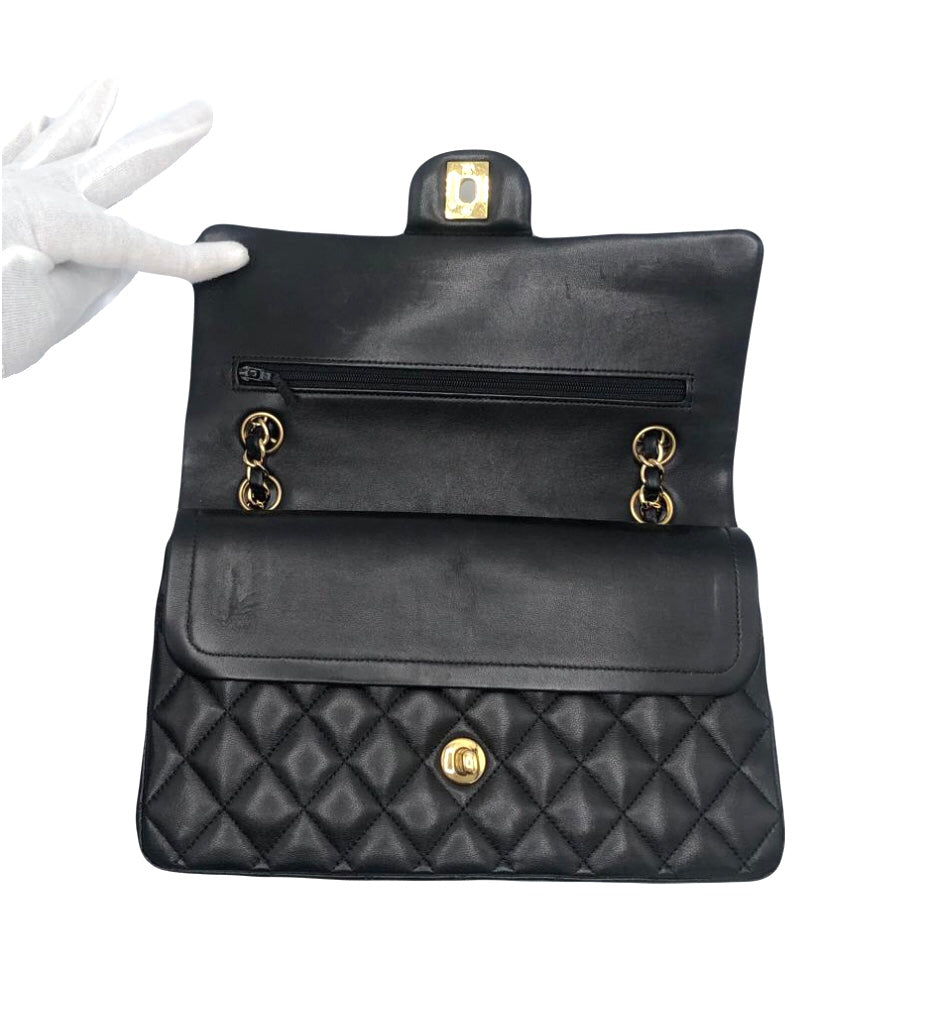 CHANEL Classic Double Flap with gold hardware medium full set RRP: £8850