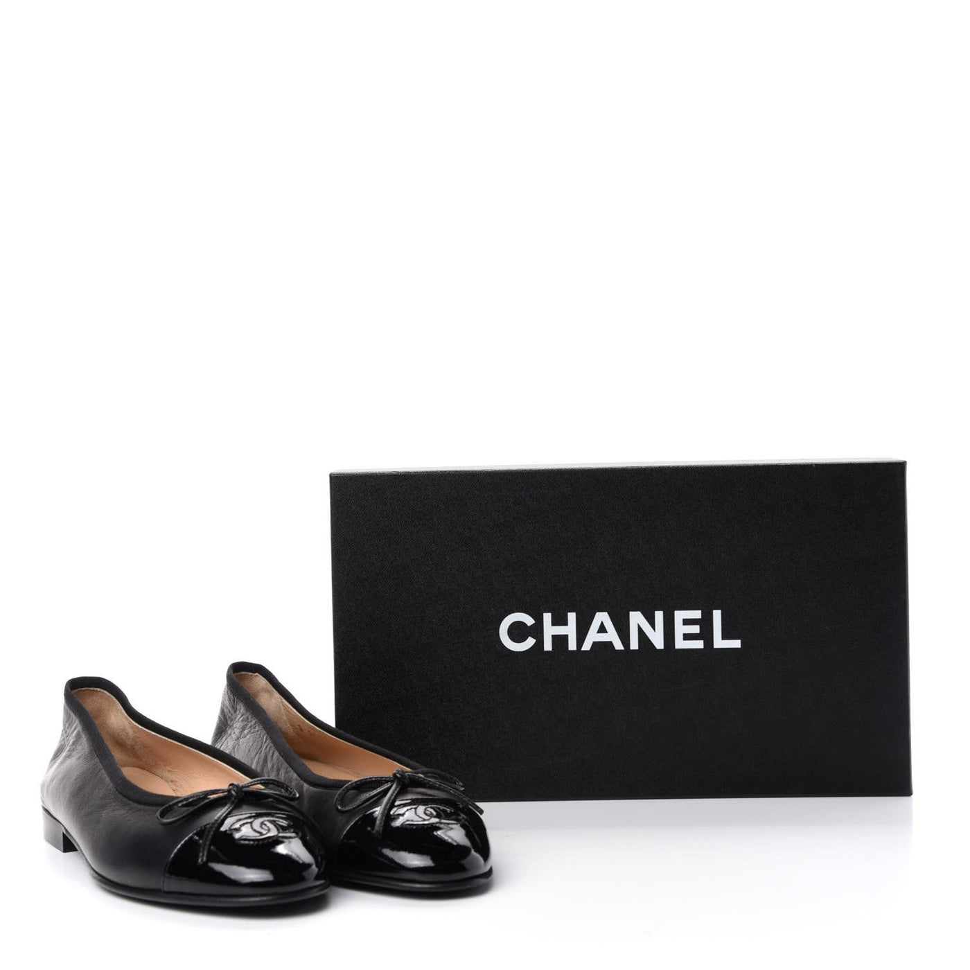 CHANEL ballet flat size 37 with box rrp £650