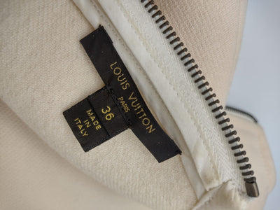 Louis Vuitton wool cream dress size 36