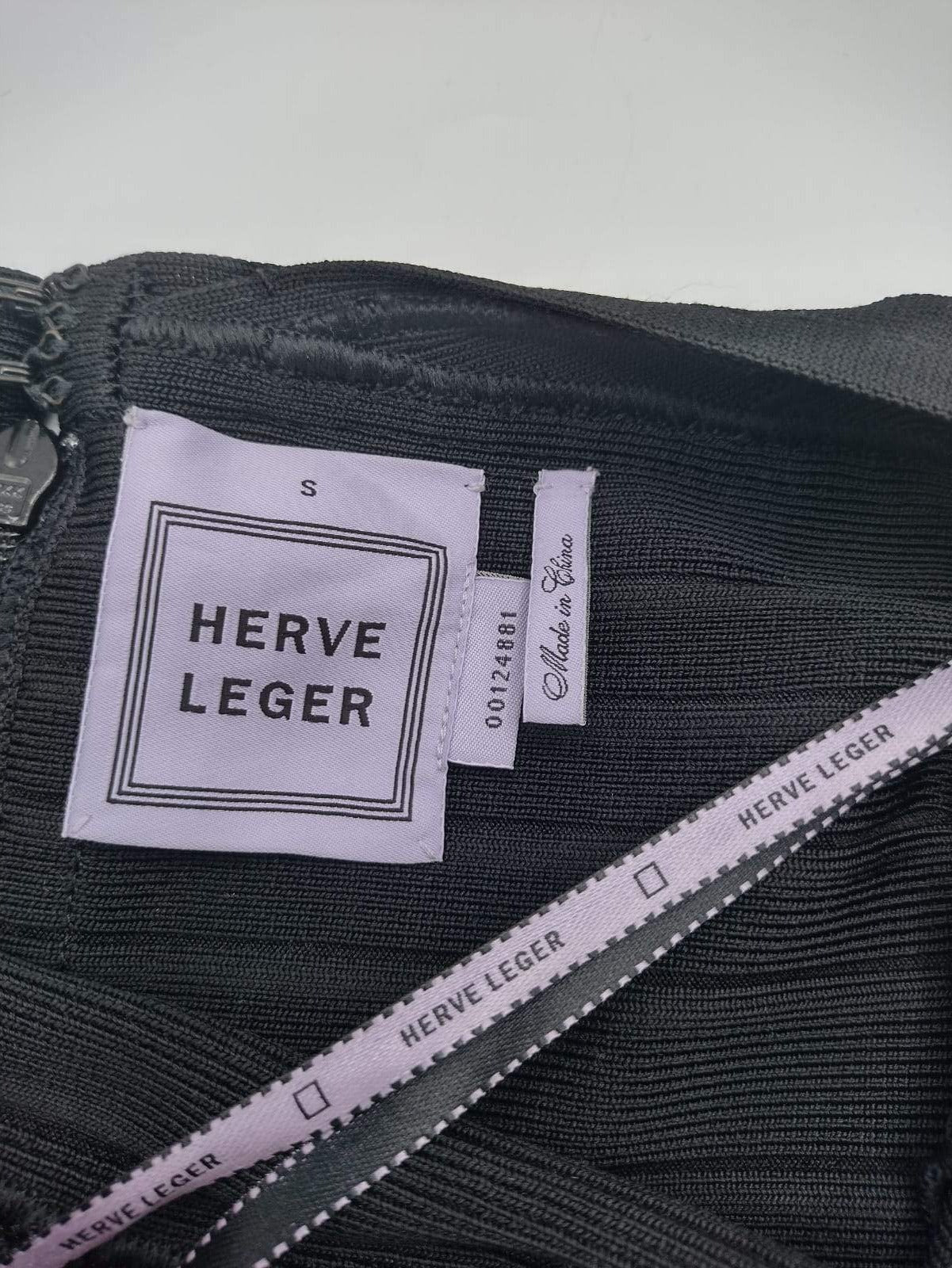 Hervé Leger bandage black dress size S