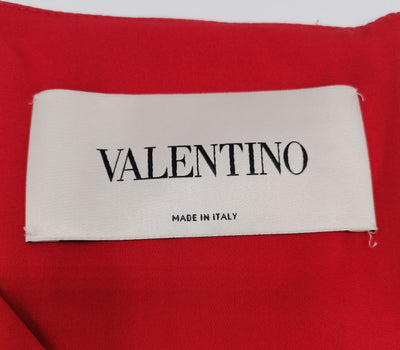 VALENTINO red bow dress