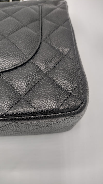 CHANEL jumbo caviar with silver hardware current RRP £6310