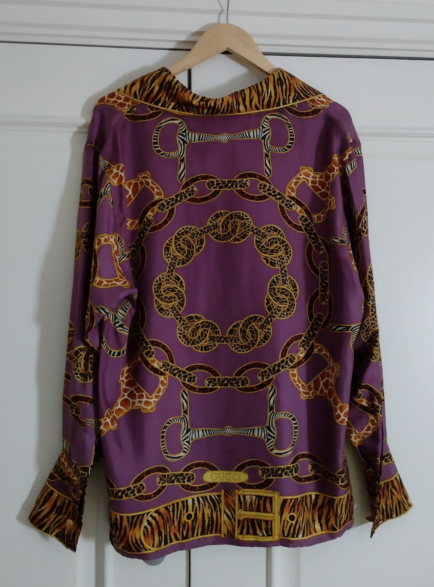 Gucci Rare Vintage 1992 Silk Blouse size 44