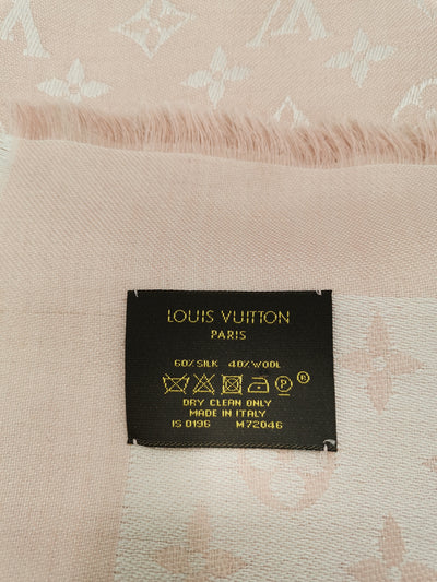 Louis Vuitton pale pink shawl RRP £405