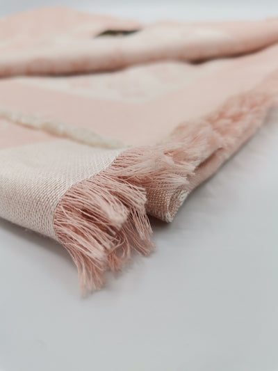 Louis Vuitton pale pink shawl RRP £405