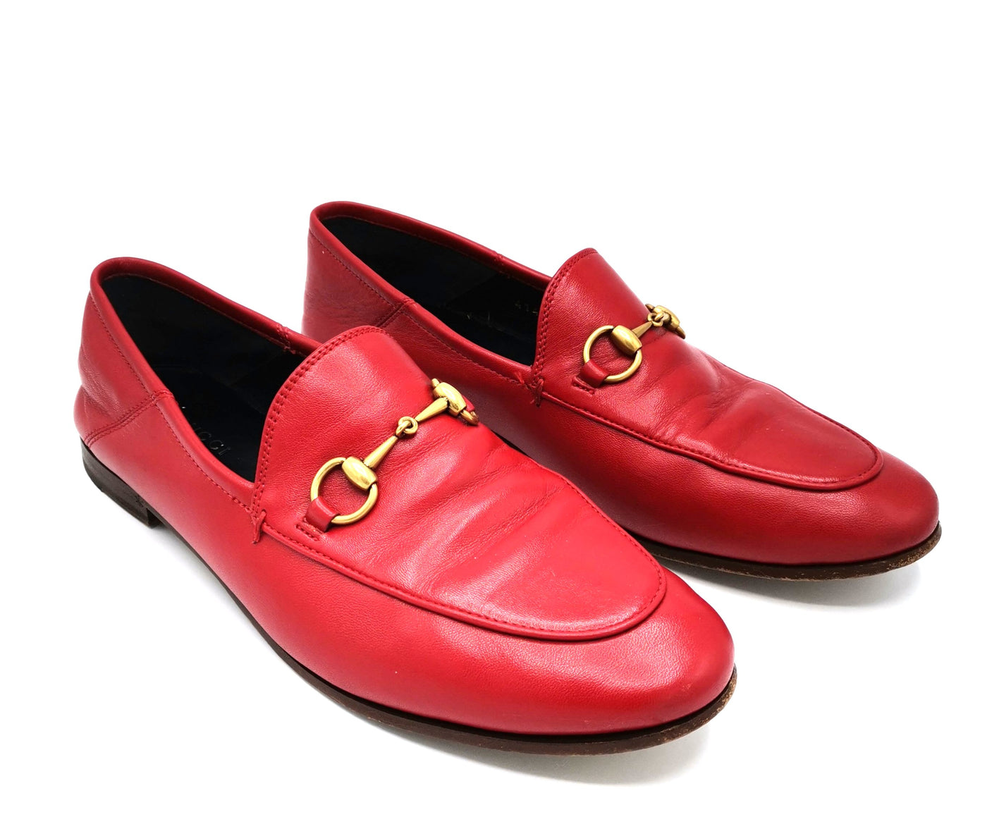 Gucci Horsebit red loafers size 38.5 with box RRP £595