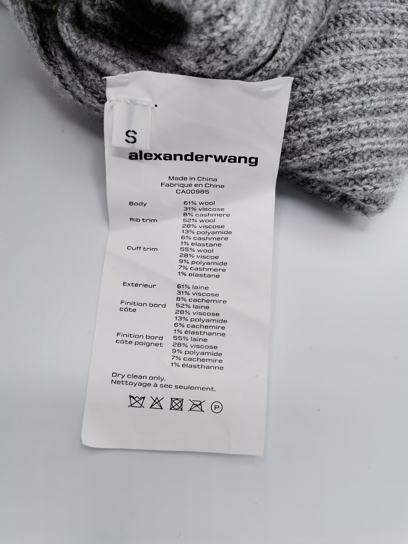 Alexander Wang New With Tags size S jumper RRP £440