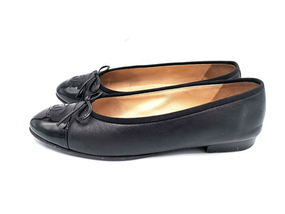 CHANEL ballet flat size 37 with box rrp £650