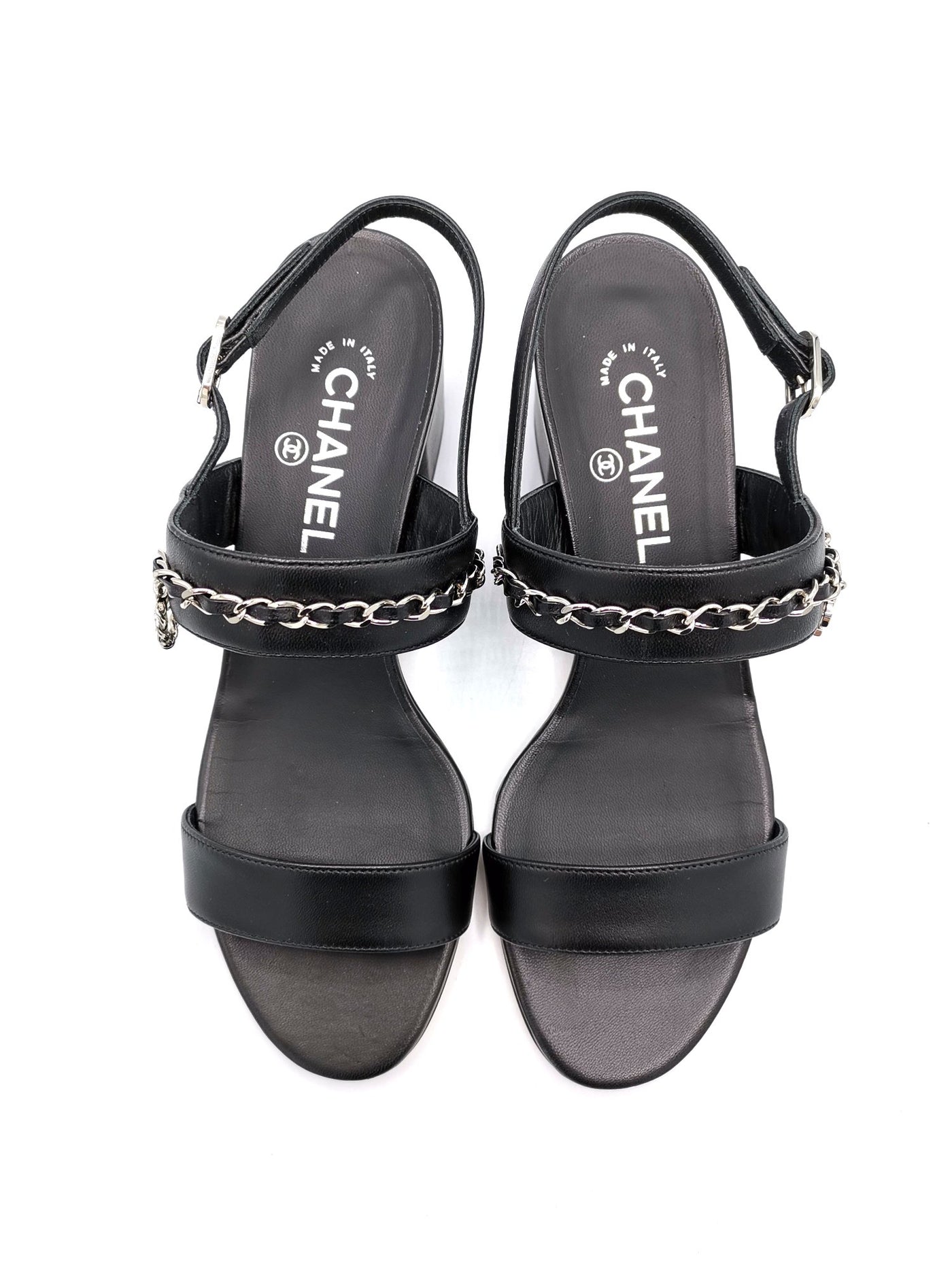 CHANEL lucky charm sandals size 38.5 brand new with box RRP approx. £600