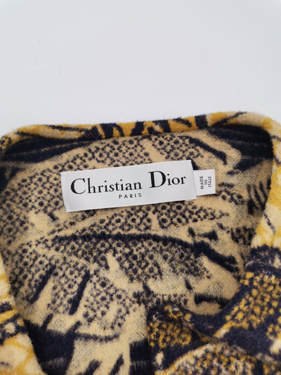 Christian DIOR runway cruise 2020 print jacket size M