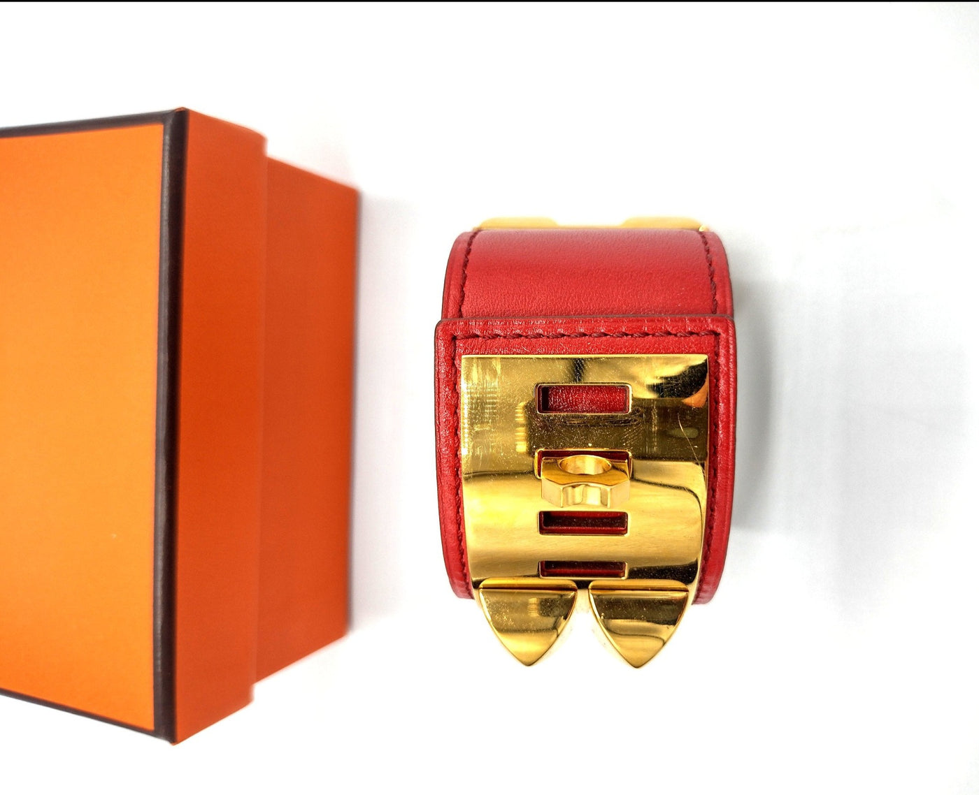 Hermes CDC red with gold hardware full set RRP:£900