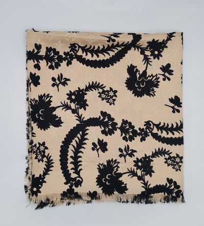 LOUIS VUITTON Monogram large shawl limited edition