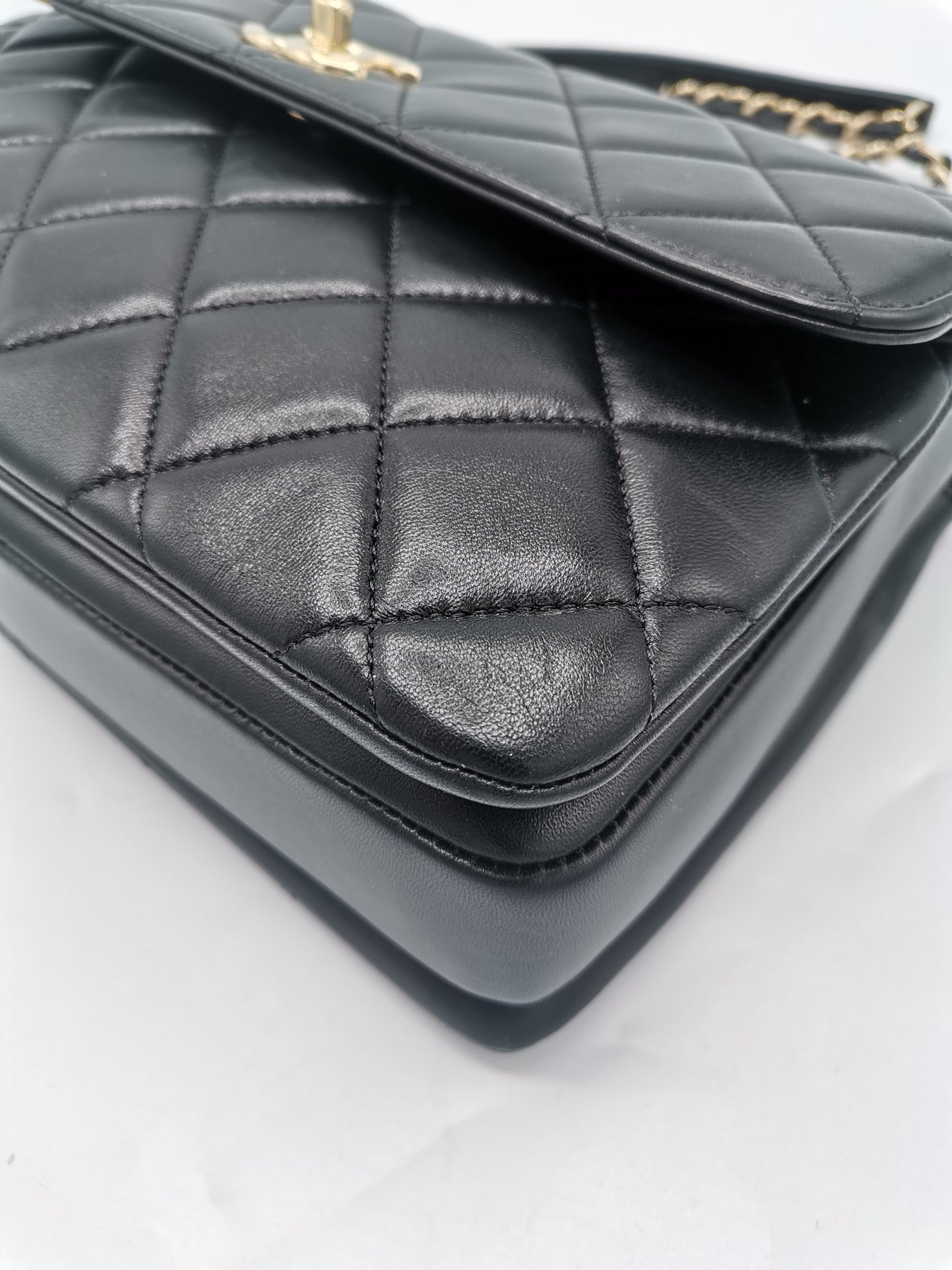 CHANEL CC Trendy Top handle Quilted bag
