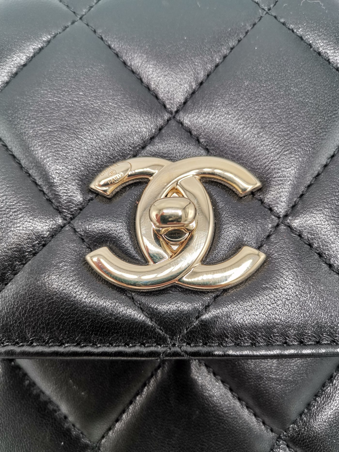 CHANEL CC Trendy Top handle Quilted bag