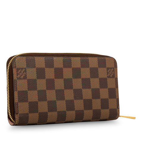 LOUIS VUITTON damier ebene zip up wallet with box RRP:£550