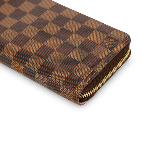 LOUIS VUITTON damier ebene zip up wallet with box RRP:£550