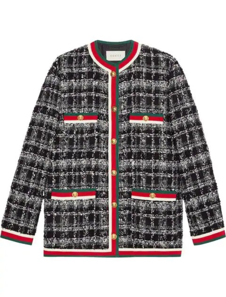 GUCCI tweed jacket size 38 RRP $4500