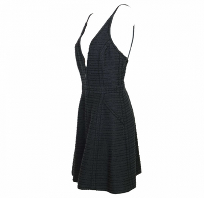 CHANEL tweed black dress size 38 Spring Never worn with tag RRP €1885