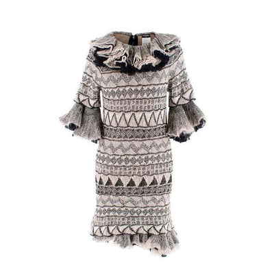 CHANEL Paris-Moscow 09 wool dress size 40